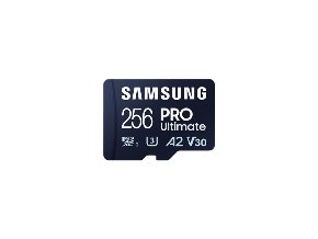 Samsung PRO Ultimate/micro SDXC/256GB/200MBps/UHS-I U3 / Class 10/+ Adaptér/Modrá