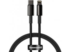 Baseus CATLWJ-01 Tungsten Gold Fast Charge Kabel USB-C to Lightning 20W 1m Black