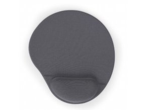 GEMBIRD Gel mouse pad with wrist support, grey