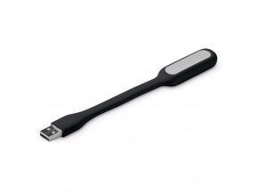 USB lampička k notebooku C-TECH UNL-04, flexibilní, černá