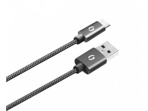 ALIGATOR PREMIUM 2A kabel, USB-C, černý
