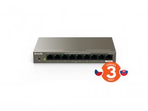 Tenda TEG1109P-8-102W PoE AT switch 8x PoE 802.3af/at + 1x Uplink, 9x 1 Gb/s, PoE+ 102W,fanless