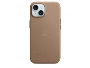 iPhone 15+ FineWoven Case with MS - Taupe