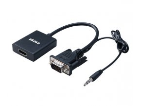 AKASA - VGA na HDMI s audio kabelem