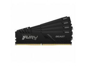 Kingston FURY Beast/DDR4/128GB/3200MHz/CL16/4x32GB/Black