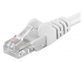 Patch kabel UTP RJ45-RJ45 level CAT6, 0.25m, bílá