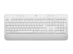 Logitech K650/Bezdrátová USB + Bluetooth/CZ-SK layout/Šedá