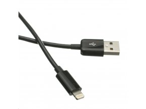 Kabel C-TECH USB 2.0 Lightning (IP5 a vyšší) nabíjecí a synchronizační kabel, 1m, černý