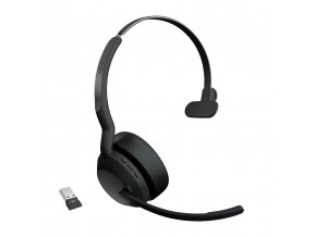 Jabra Evolve2 55/Mono/ANC/USB/BT-USB/Bezdrát/MS/Černá