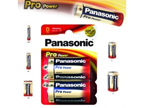 Alkalická baterie D Panasonic Pro Power LR20 2ks