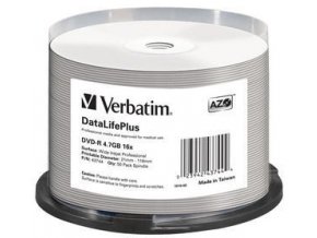 VERBATIM DVD-R (16xProfes. Print, 4,7GB), 50 cake