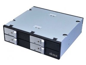 AKASA Lokstor M22 - 4 x 2,5" HDD rack do 5,25"