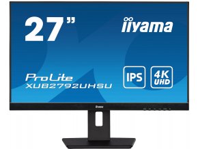 iiyama ProLite/XUB2792UHSU-B5/27"/IPS/4K UHD/60Hz/4ms/Black/3R