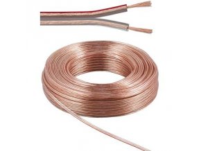 PremiumCord kabel pro repro CU, 2x1,5mm 10m