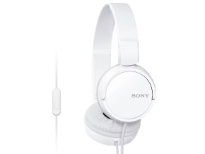 SONY sluchátka MDR-ZX110AP handsfree, bílé