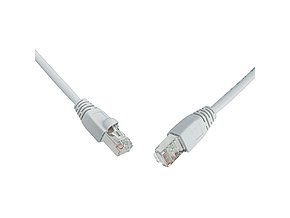 SOLARIX patch kabel CAT5E SFTP PVC 0,5m šedý snag proof