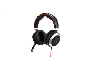 Jabra Evolve 80/Stereo/Jack/Drát/MS/Černá