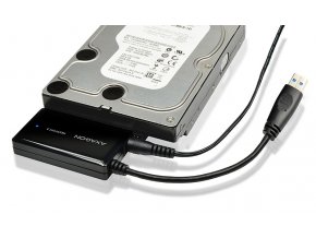 AXAGON ADSA-FP3, USB3.0 - SATA 6G HDD FASTport3 adaptér, vč. napáječe