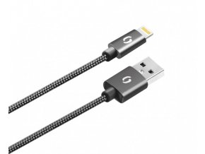 ALIGATOR PREMIUM 2A kabel, Lightning 50cm, černý