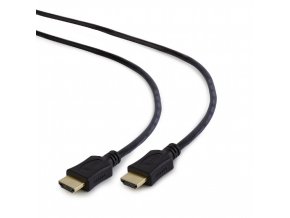 GEMBIRD Kabel HDMI-HDMI M/M 1m, 2.0, M/M CCS Eth. černý