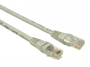 SOLARIX patch kabel CAT5E UTP PVC 3m šedý non-snag proof