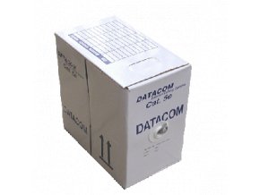 DATACOM FTP Cat5e PVC kabel 305m (drát), šedý