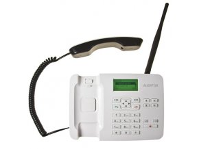 ALIGATOR T100 Stolní telefon na simkartu White