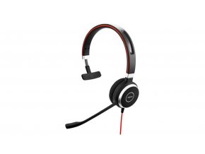 Jabra Evolve 40/Mono/USB-C/Drát/MS/Černá-červená