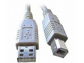USB kabel typu AB, délka 3m HQ Black