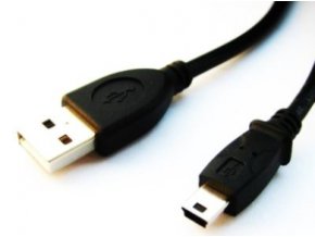 USB kabel A-MINI 5PM 2.0 2m HQ 1,8m