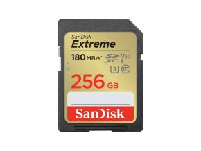 SanDisk Extreme/SDXC/256GB/180MBps/UHS-I U3 / Class 10