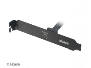 AKASA - USB 3.1 gen 2 Typ C PCI záslepka
