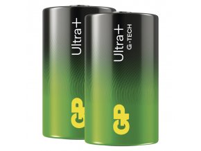 GP Alkalická baterie ULTRA PLUS D (LR20) - 2ks