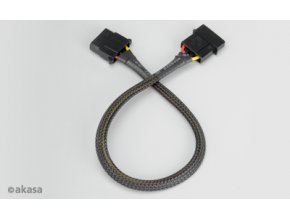 AKASA - 4-pin molex - 30 cm prodlužovací kabel