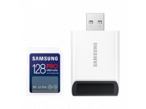 Samsung SDXC 128GB PRO ULTIMATE + USB adaptér