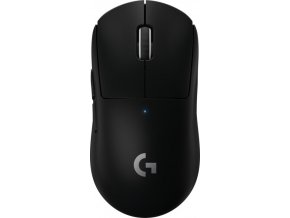 Logitech G Pro X Superlight/Herní/Optická/Bezdrátová USB/Černá