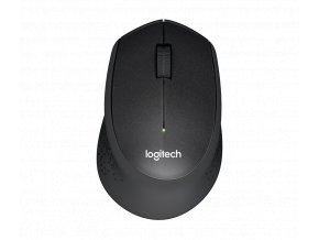 Logitech M330/Kancelářská/Optická/Bezdrátová USB/Černá