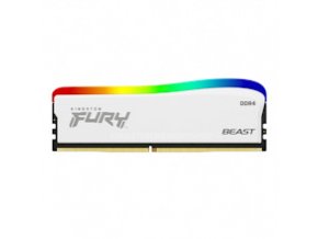 Kingston FURY Beast White/DDR4/16GB/3200MHz/CL16/1x16GB/RGB/White