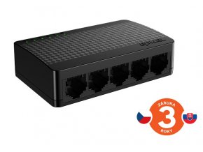 Tenda SG105M -  5x Gigabit Desktop Ethernet Mini Switch, 10/100/1000 Mb/s, 10Gb/s, fanless