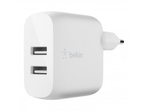 BELKIN Dual USB-A nabíječka, 12W X2