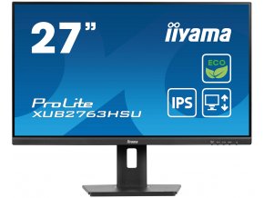 iiyama ProLite/XUB2763HSU-B1/27"/IPS/FHD/100Hz/3ms/Black/3R