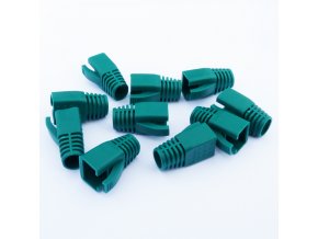 DATACOM krytka pro RJ45 (CAT6A,CAT7) zelený (10ks)