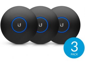 Ubiquiti kryt pro UAP-nanoHD, U6 Lite a U6+, černý motiv, 3 kusy