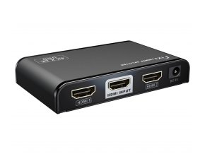 PremiumCord HDMI 2.0 splitter 1-2 porty, 4K x 2K/60Hz, FULL HD, 3D, černý