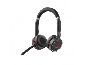 Jabra Evolve 75 SE/Stereo/ANC/BT/Bezdrát/MS/Černá-červená