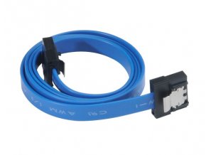 AKASA - Proslim 6Gb/s SATA3 kabel - 30 cm - modrý