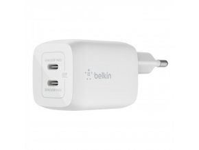 Belkin 65W dual napájecí adaptér bílý