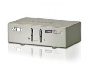 Aten 2-port KVM USB, audio 2.1, včetně kabelů