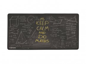 Maxi podložka pod myš Natec Maths, 40x80cm