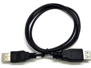 C-TECH USB A-A 1,8m 2.0 prodlužovací, černý